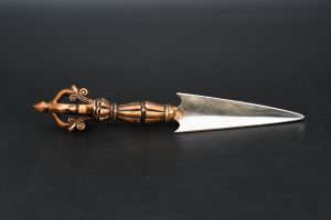Buddhist Brass Dorje Tibetan Iron Kila Phurba Phurwa