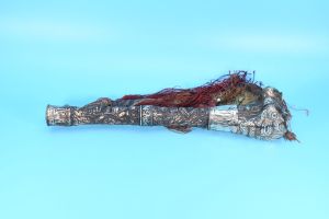 Old Lama Tibetan Carved Tribal Ritual Chod Kangling Trumpet Horn Nepal