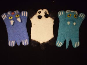 Animal Figure Tea Mat  | Woolen | Felt | Assorted Color | Handmade in Nepal | Tea Coaster | Soft and Light-weighted | Different Animal Design | Non-toxic & AZO free 