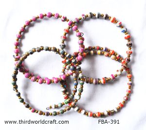 Handmade Eco-friendly Recycled Paper Bangles