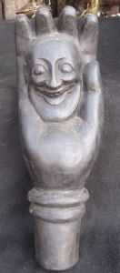 Antique Old Used Master Quality Handmade Wooden Tantrik Tibetan Hand. Nepal