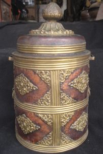 Antique Tibetan Master Quality Handmade Copper Kitchen Pot Solak, Nepal