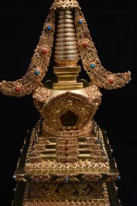 Handmade Gold Plated Stupa