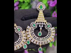 American Diamond Jhumka 