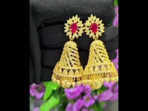 American Diamond Jhumka Code-0058