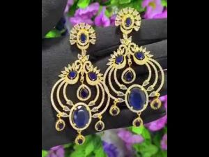 American Diamond Jhumka Code-0037