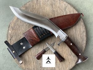 Gurkha Nepal Hand-Forged Panawal Ankhola Khukuri 10 Inches Full Tang Blades