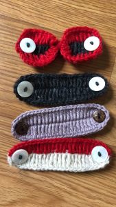 Handmade Woolen and Cotton Mask Holder