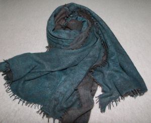 Cashmere Throw | 40x80 | 100% Pure | Printed Design | Hand Knitted | Felted | Soft and Breathable | Warm and Fashionable