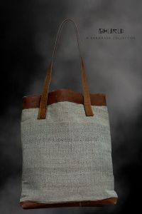 Hemp-Leather-Cotton bag