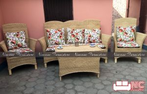 Cane/Rattan Designer Wicker Sofa Set