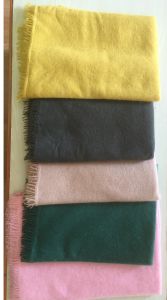 Pure  cashmere  felted  shawl  plain  Hand  Knit in  Nepal 