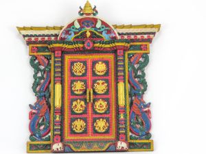 Tibetan Austamangal Door with Toran