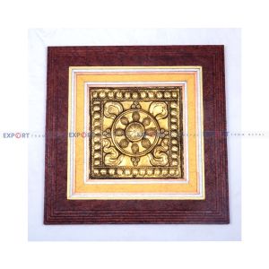 Paper wall hanging made of Nepali Lokta paper with Metal Framing