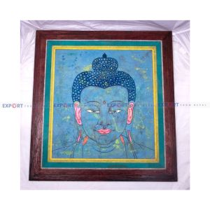 Paper wall hanging made of Nepali Lokta with Buddha Art.