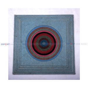 Paper wall hanging made nepali lokta with paper rolls.