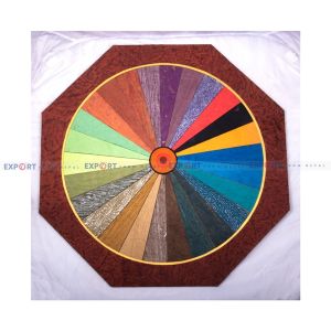 Paper wall hanging made nepali lokta with diagonal design.