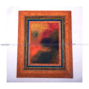 Paper wall hanging made nepali lokta with modern art.