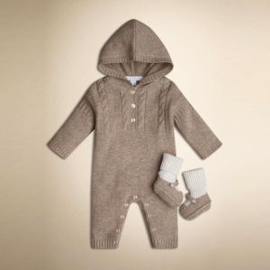 Pure Cashmere Jumsuit baby Set Hand Made In Nepal