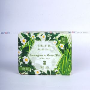 Wild Earth Himalayan Botanicals Lemongrass & Green Tea Body Bar (For Dry Skin) - 100Gm