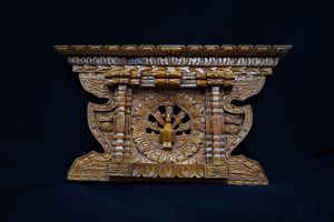 Beautifully Designed Handmade Peacock Window