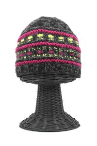 100% Pure Woolen Soft & Warm Multi-Colored Beanie Hat