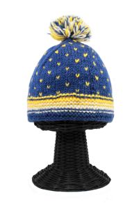 100% Pure Woolen Soft & Warm Multi-Colored Beanie Hat