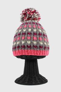 100% Pure Woolen Soft & Warm Multi-Colored Beanie Hat