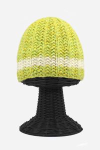 100% Pure Woolen Soft & Warm Green Beanie Hat 