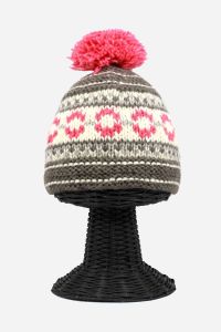 100% Pure Woolen Soft & Warm Multi-Colored Beanie Hat
