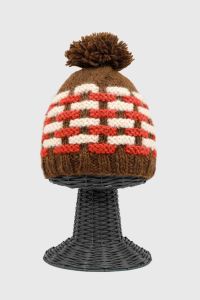 100% Pure Woolen Soft & Warm Multi-Colored Patterned Beanie Hat