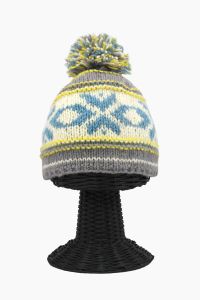 100% Pure Woolen Soft & Warm Multi-Colored Beanie Hat