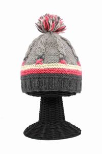 100% Pure Woolen Soft & Warm Multi-Colored Beanie Hat