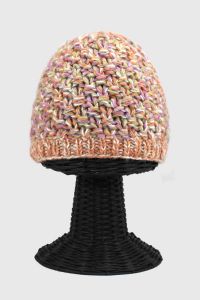 100% Woolen Outside and Polyester Inside Soft & Warm Stretchable Multi-Colored Beanie Hat