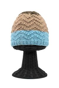 100% Woolen Outside and Polyester Inside Stretchable Soft & Warm Multi-Colored Beanie Hat