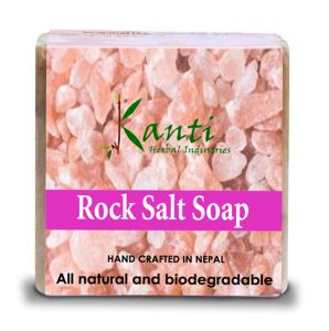 Kanti Herbal Rock Salt Soap- 80gm