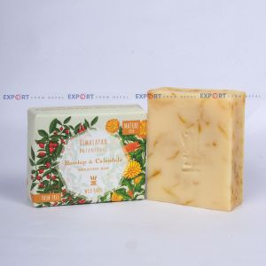 Wild Earth Himalayan Botanicals Rosehip & Calendula Shampoo Bar (For Mature Skin) - 100Gm