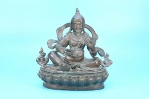 Old Tibetan Buddhist Chinese Palden Lama Buddha Statue