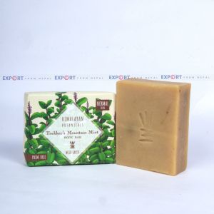 Wild Earth Himalayan Botanicals Trekker's Mountain Mint Body Bar (For Normal Skin) - 100Gm