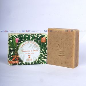 Wild Earth Himalayan Botanicals Turmeric & Neem Facial Soap (For Oily Skin) - 100Gm