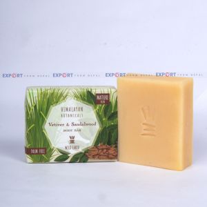 Wild Earth Himalayan Botanicals Vetiver & Sandalwood Body Bar (For Mature Skin) - 100Gm
